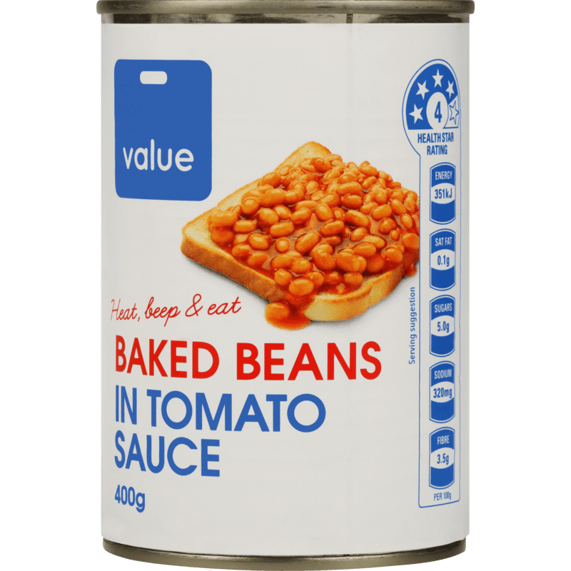 Value Baked Beans in Tomato Sauce 400g – TongaMarket.Com