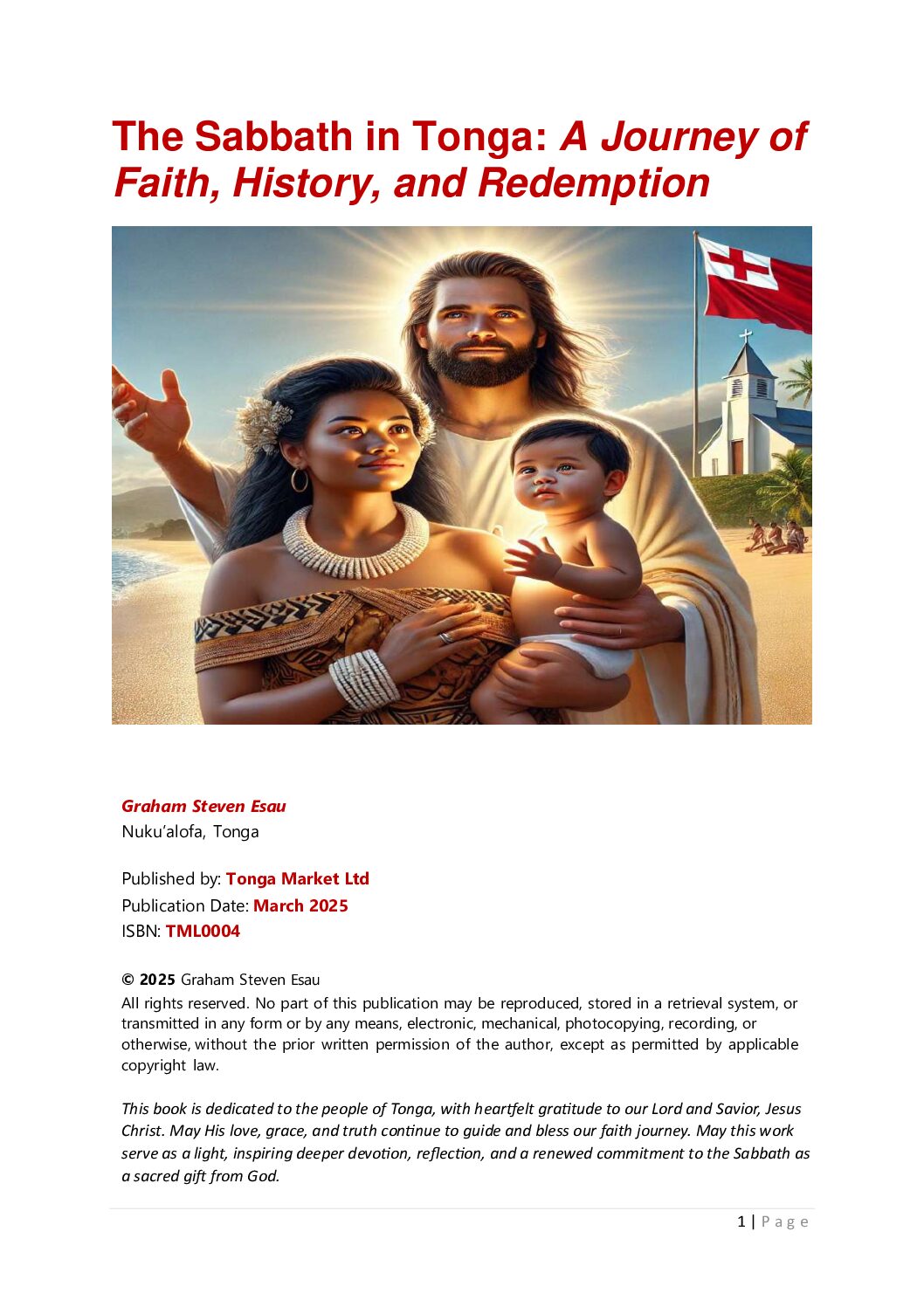 The Sabbath in Tonga - A Journey of Faith, History, and Redemption