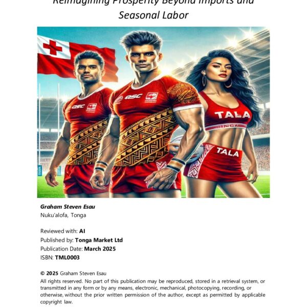 Tonga’s Economic Crossroads - Reimagining Prosperity Beyond Imports and Seasonal Labour