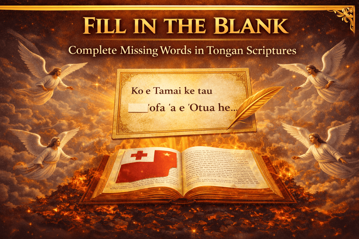 Bible Fill in Blanks